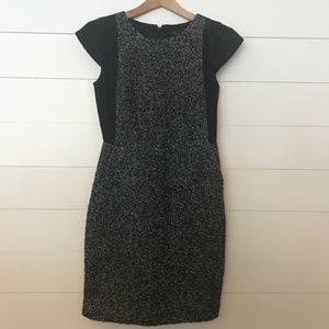 J. Crew Tweed Lace Dress